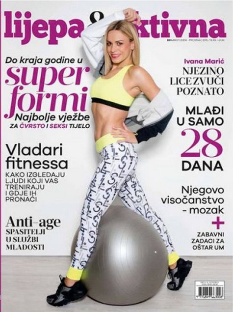 Ivana Maric – Lijepa I Aktivna Magazine Cover [Croatia] (December 2015)