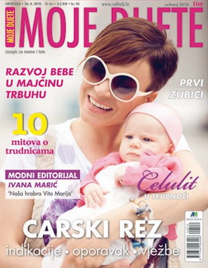 Ivana Maric – Moje Dijete Magazine Cover [Croatia] (26 April 2010)